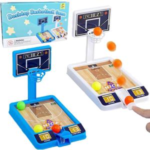 2 Pack Basketball Game Toys, Tabletop Basketball Shooting Game for Kids and Adults, Desk Games for Office for Adult to Reduce Stress, Basketball Party Favors Classroom Prizes for Boys Girls