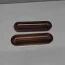 Chunful Set of 2 Black Walnut Pen Tray Wood Pen Holder Wooden Pencil Holder for Desk Multiple Use Desk Writing Stationary Organizer Office School Supplies Storage