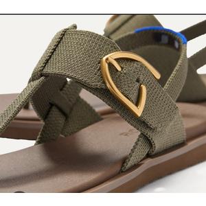 Rothy's Sandals Color Olive Size 7.5