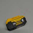 SANIU 1P Battery Case Replacement for De Max 20V Battery Plastic Battery Shell Housing Kit Compatible with De 20V Battery DCB204 DCB206 DCB200 DCB201 Cordless Power Tools not Battery