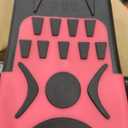 Snorkeling Gear for Adults, 4 in 1 Adult Snorkel Set with Panoramic View Snorkel Mask, Dry Top Snorkel, Adjustable Short Fins and Travel Bag, Snorkel Set with Fins for Snorkeling Diving, S/M(36-41), Pink