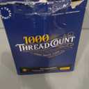 TEXAS LINEN CO. Premium Egyptian Cotton King Size Fitted Sheet Only - 22" Extra Deep Pocket King Fitted Sheet (White), Easy Snug Fit, Soft Cooling Sateen Weave, Luxury Hotel Quality Bottom Sheets