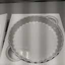 10x2in Deep Ceramic Pie Pan with Handles for Pie Quiche Tart Baking. Easy to grip, Lead-Free. Casserole Lasagna Dish for Thanksgiving Christmas Wedding Gift. Microwave, Dishwasher, Oven Safe