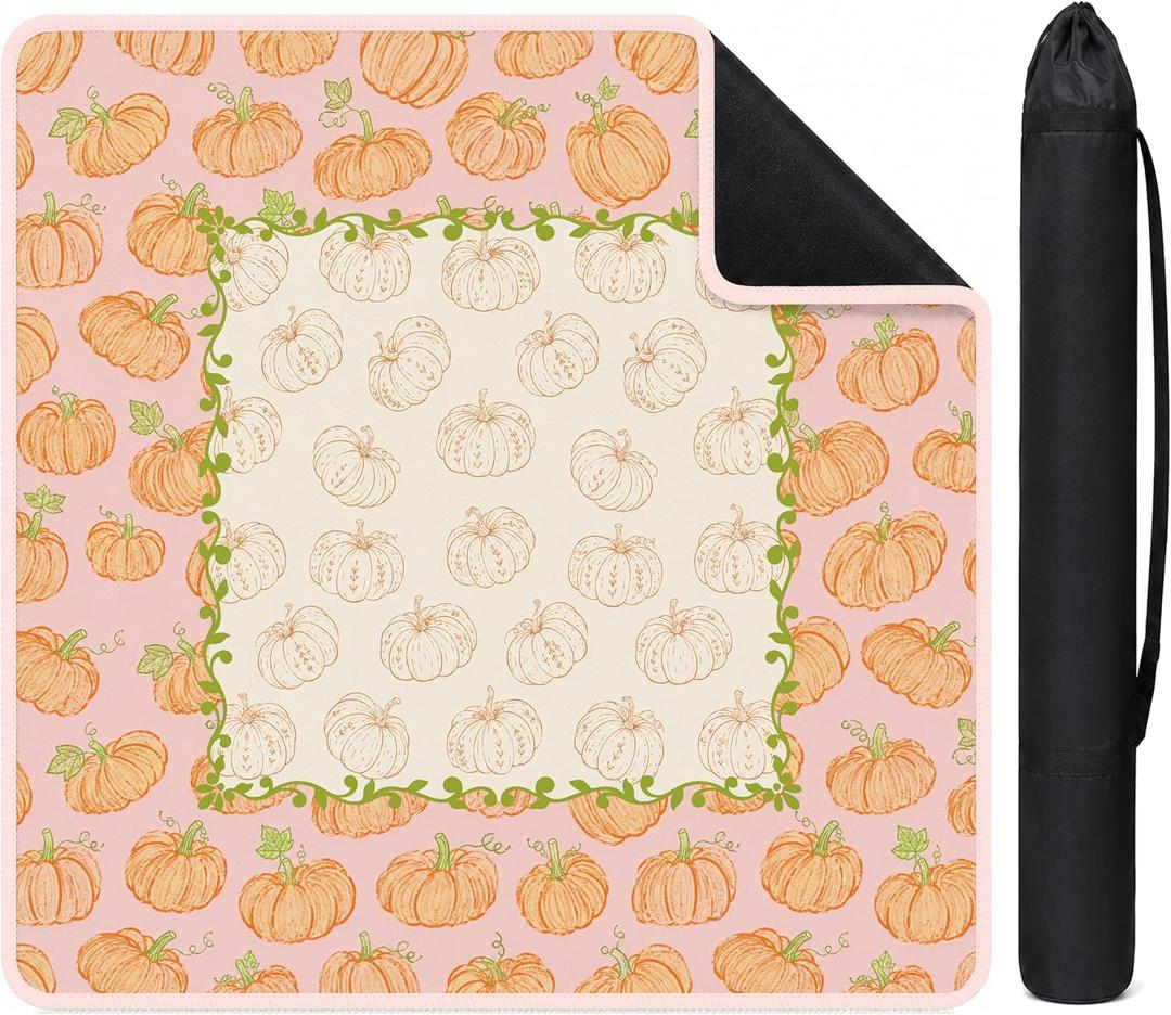 Fall Pumpkin Mahjong Mat 31.5x31.5
For American mah jongg, family game night, seasonal gatherings, weekly groups, hostess gifts, and holiday entertaining