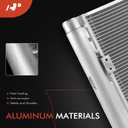 A-Premium Air Conditioning A/C Condenser Compatible with Chevrolet, GMC & Isuzu Models, W3500 W4500 W5500 Tiltmaster Forward, NPR, NQR, NRR