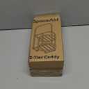 SpaceAid 2 Tier Shampoo Bar Holder for Shower, Self Draining Soap Bar Holders Caddy for Bathroom Wall and Kitchen Sink, Shampoo Bar Dish Rack, Stainless Steel Bar Soap Holder (Black)