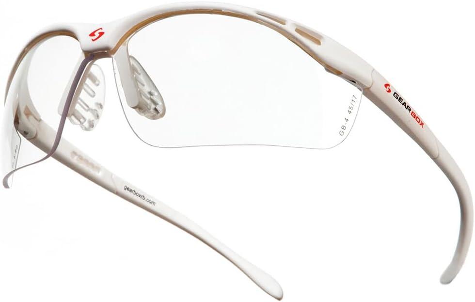Gearbox Vision Eye Protection with Hard Case (White)