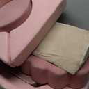 Foam Climbing Toys for Toddlers, 13pcs Climb and Crawl Activity Playset, Soft Play Climbing Blocks for Toddlers, Indoor Crawling Sliding Toys, High-Density Foam Play Structures for Playroom (Pink & Beige)