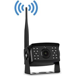 Wireless Backup Camera Add-on for AHD Wireless DVR System, 12v-24v Waterproof Night Vision Extra Reversing Camera for Digital Wireless Backup System, Transmission Distance up to 500M for Truck Bus