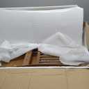 COLAMY Farmhouse Dining Chairs Set of 2, Light Brown Wooden Dining Room Chairs, Windsor Spindle High Back Side Chairs, Armless Rubberwood Kitchen Table Chairs