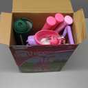 Liberry Toddler Golf Set with Putting Mat for 2 3 4 Years Old Boys Girls, Upgraded Kids Golf Cart with Unique Shoulder Strap Design, Indoor and Outdoor Golf Toys Gifts (Pink)