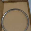 PATIKIL Duct Clamp, 8" (200mm) V-shape Zinc Plated Iron Pipe Clamp for Ventilation Ducting Dust Collection Chimney Pipe