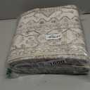 Madane Hallway Runner 3x8, Kitchen Rugs Washable Entryway Rug 8ft Vintage Kitchen Runners Non Slip Indoor Area Rug Farmhouse Carpet Runner for Bathroom Living Room Bedroom (3 X 8, Beige/Brown)