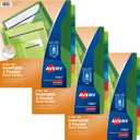 Avery Dividers for 3 Ring Binders, 8-Tab Sets, Two-Pocket Plastic Binder Dividers with Tabs, Multicolor, 3 Sets (71907)