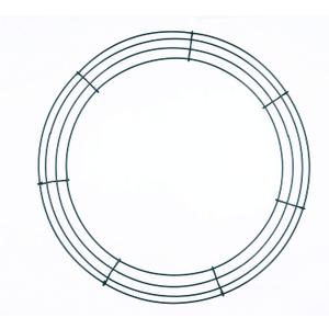 YYCRAFT 16 Inch Metal Floral Wreath Frame, Green16",4 Pack