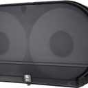 Palmer Fixture RD0027-02F Twin Jumbo Tissue Dispenser with Core Adaptor, Black Translucent
