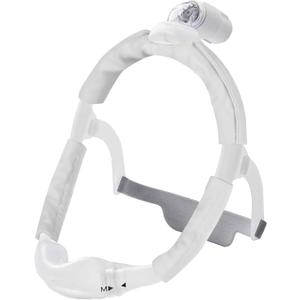 3 Pcs Satin Strap Covers, Silky Mask Frame Covers Pads Compatible with DreamWear or AirFit N30i/P30i Headgear Cover Set Hair Protector for Women Face Cushion for Reduce Red Marks (Light Grey)