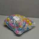 ZOOFOX 200 Pack Reusable Ice Cubes for Drinks, Colored Plastic, Round for Cocktails, Wine, Beer, Beverage or Coffee, BPA Free, Refreezable