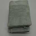 Modern Threads 6 Piece Set, 2 Bath Towels, 2 Hand Towels, 2 Washcloths Yarn Dyed Diamond Gate Jacquard Towel Set Green