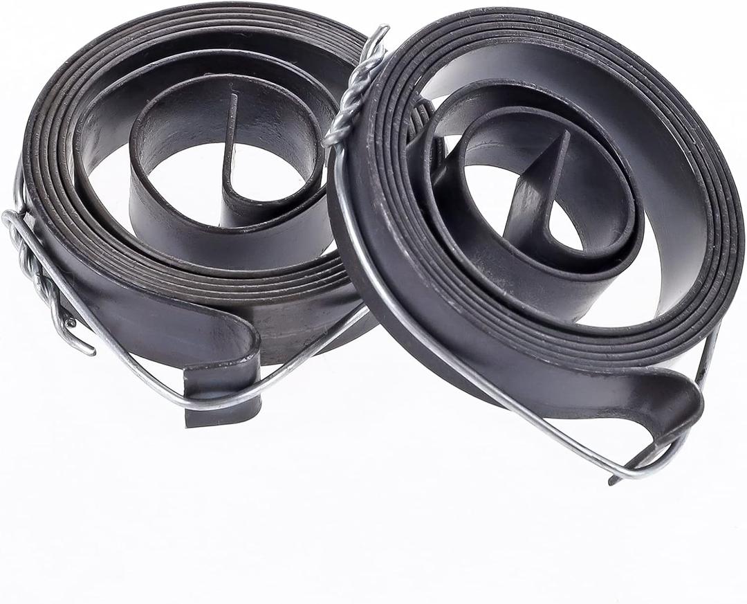 Pack of 2 Drill Press Return Spring, Quill Spring Feed Return Coil Spring Assembly, 2.2Ft Long, 35 x 8 x 0.8mm