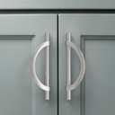 Amerdeco 10 Pack Brushed Satin Nickel Cabinet Pulls 5 Inch(128MM) Hole Centers Kitchen Cabinet Handles Hardware Kitchen Handles for Cabinets Cupboard Handles Drawer Pulls (5"/128MM Hole Center)
