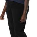 Amazon Essentials Women's Lightweight Georgette Half-Sleeve Ruffle Neck Woven Blouse (Navy)