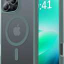 Magnetic Shockproof for iPhone 16 Pro Max Case,Skin-friendly[Compatible with MagSafe] [Military-Grade Protection]Anti-Yellow Translucent Slim Cover for iPhone 16 Pro Max Phone Case,Forest Green