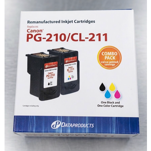 Data Products Remanufactured Inkjet Cartridges Canon PG-210/CL-211 Combo Pack