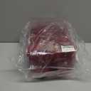 Velvet Christmas Ornaments Set 38Pcs Flocked Shatterproof Christmas Ornaments for Christmas Tree Decorations Xmas Decorative Hanging Christmas Ball Ornaments for Holiday Home Decor (Burgundy)