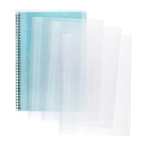 ONLYKXY 10pcs Clear Exercise Book Covers for Home Office Books Waterproof Plastic Sleeves (A4)