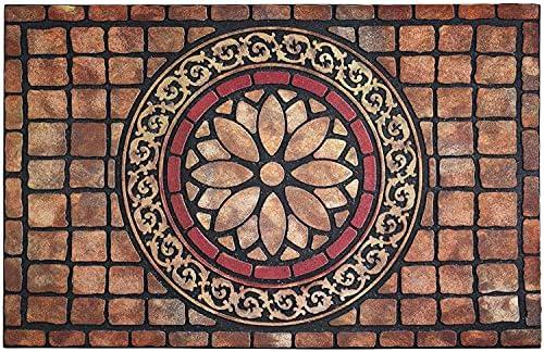 CHICHIC Rectangle Entrance Door Mat Large 24 x 36 Inch High Traffic Area Entry Way Doormat Front Door Rugs Outdoors Heavy Duty Welcome Mat, Non Slip Rubber Back Low Profile for Garage