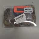 2PCS Messy Bun Hair Piece Tousled Updo with Tendrils Wavy Curly Hair Bun Scrunchies Ponytail Extension Elastic Band Hairpieces For Women (Light Brown mix Ash Blonde)