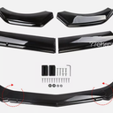 For Nissan S15 200SX Silvia Glossy Black Front Bumper Lip Splitter Spoiler Kit