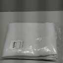 NICETOWN Blackout Curtain Liners for Sheer Curtains, Cold Heat Light Noise Blocking Liners with Rings: Easy to Open and Closed, Thermal Liners for 84 inches Long Curtains, 1 Pair, 50" x 80" Per Panel (Platinum White)