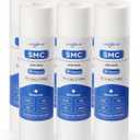 Whole House 10 Micron 10" x 2.5" Spun Polypropylene Sediment Well Water Filter Cartridge Replacement for RS14, RS14-SS, PD-10-934, SDC-25-1010, FP110, PWMB10M10, FPMB10-978, SP-P10 (Pack of 6)