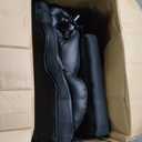 GTRACING Big and Tall Gaming Chair 400lbs Heavy Duty Office Chair with Foot Rest & Ergonomic Pocket Spring Lumbar Support, High Back 3D Saddle Shaped Cushion for Back Pain Relief, Matte-Black