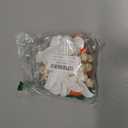 Easter Bunnies and Carrots Garland, 3D Felt Bunny Carrot Wooden Beads Banner Rustic Easter Hanging Wall Decorations for Home Farmhouse Indoor Spring Decor