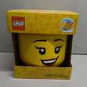 Room Copenhagen Iconic Storage Head Large, Stackable Storage Box, 8,5 L, Yellow, Happy Girl