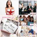 Qunclay 12 Pcs Mini Compact Mirrors Bulk Inspirational Appreciation Mirror Gifts Portable Square Pocket Mirrors for Women Mother's Day Coworker Church Party Favors(White, Never Forget)