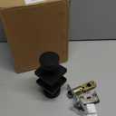 Goldenwarm Black Door Knobs Interior, Zinc Alloy Square Ball Matte Black Privacy Door Knobs for Bedroom, Bathroom,Heavy Duty Interior Door Knob Bulk - Modern & Stylish(3 Pack)