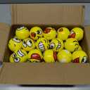 30 Pcs Face Stress Balls,2.5" Funny Face Squeeze Balls,Stress Relief Balls for Gifts,Kids,Party Favors,Present Fillers,Coworkers