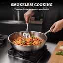 12 Inch Titanium Pro Pans for Cooking with Lid Pure Healthy