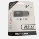 Memorex 64GB USB-3.1 4K Ultra HD USB Flash Drive Black