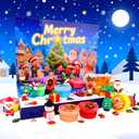 Christmas Slime Kit - Xmas Slime Non-Sticky, Soft, Stretchy, Slime Party Favors for Kids, Perfect for Christmas Stocking Stuffers, for Girls Boys