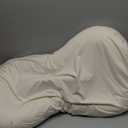 Ergonomic Memory Foam Pillow with Removable Pillow Covers, Breathable Neck Support Pillow Suitable for Side/Back/Stomach Sleepers, Slow-Rebound Foam Cat Belly Flat Neck Pillow for Sleeping (Yellow)