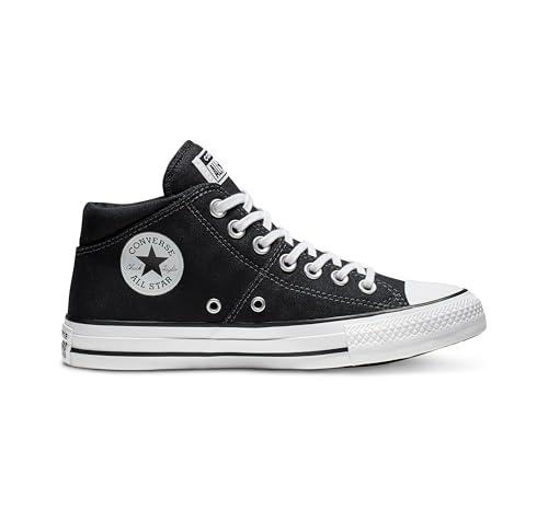 Converse Women's Chuck Taylor All Star Madison Mid Top, Black/Black/White, 9.5