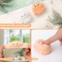 2 x Vodolo Taba Squishy Hamster,2 PCS Ultra-Soft Stress Relief Squishy Fidget Toys Adults,Small Cute Sensory Squeeze Toys,Fun Kids Enjoy Decompression Toy,Soft and Relaxing Squeezing Toy