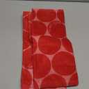 Kate Spade New York Joy Dot Kitchen Towels 2-Pack Set, Absorbent 100% Cotton Velour, Red/Rose Pink, 17"x28"