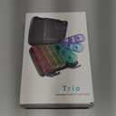 Pill Organizer 3 Times a Day, Fullicon Large Weekly Pill Case 7 Day, Daily Pill Box with 21 Compartments, Pill Dispenser Supplement Holder for Pills/Vitamin/Fish Oil - Multi-Colored