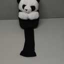 Harborway Panda Golf Driver Head Cover - Funny Golf Head Covers for Men & Women, Plush Driver Headcover Fits Most Clubs - Cute Animal Golf Head Covers Protector, for Golfers
